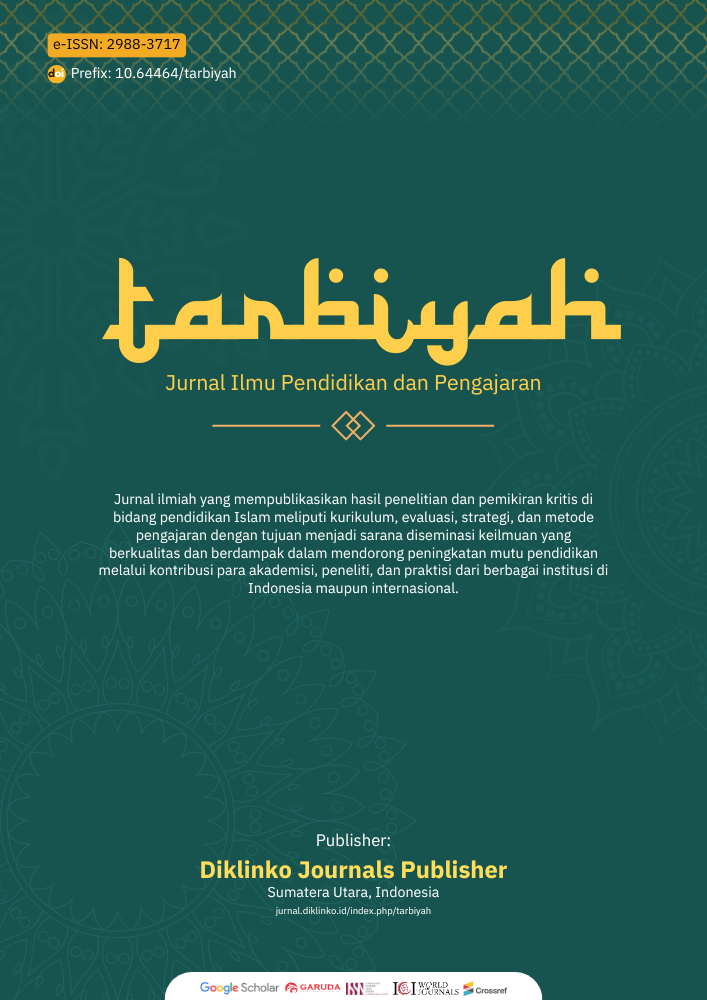 Jurnal Tarbiyah Cover