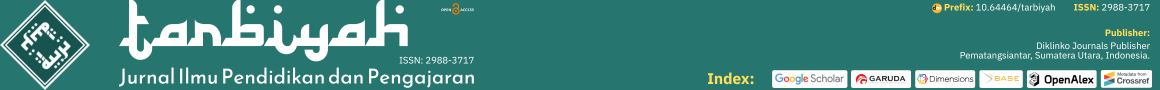 Tarbiyah Jurnal Ilmu Pendidikan dan Pengajaran Header